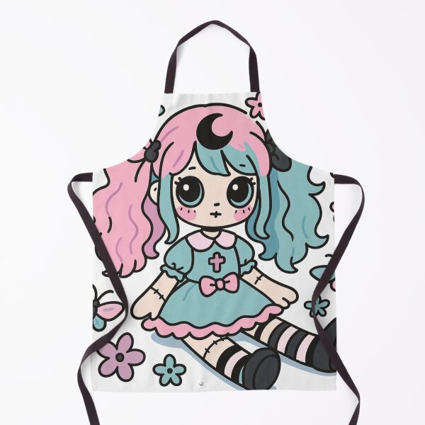Item preview, Pastel Goth RagDoll – Kawaii Creepy Cute Butterfly and Flower Aesthetic Design designed and sold by dreamsagellc.