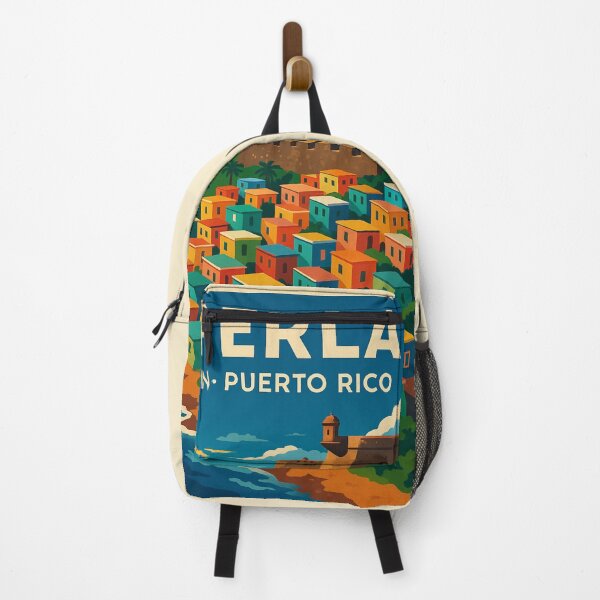 Item preview, Aerial View Colorful La Perla Coastline Poster designed and sold by Por.Ahi.PR.