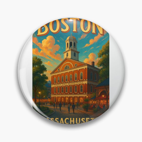 Item preview, Boston Massachusetts – Faneuil Hall Marketplace Evening designed and sold by Aryabek.