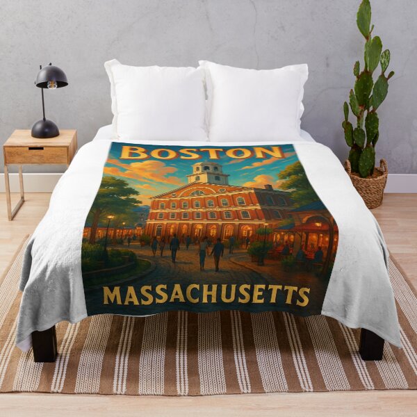 Item preview, Boston Massachusetts – Faneuil Hall Marketplace Evening designed and sold by Aryabek.