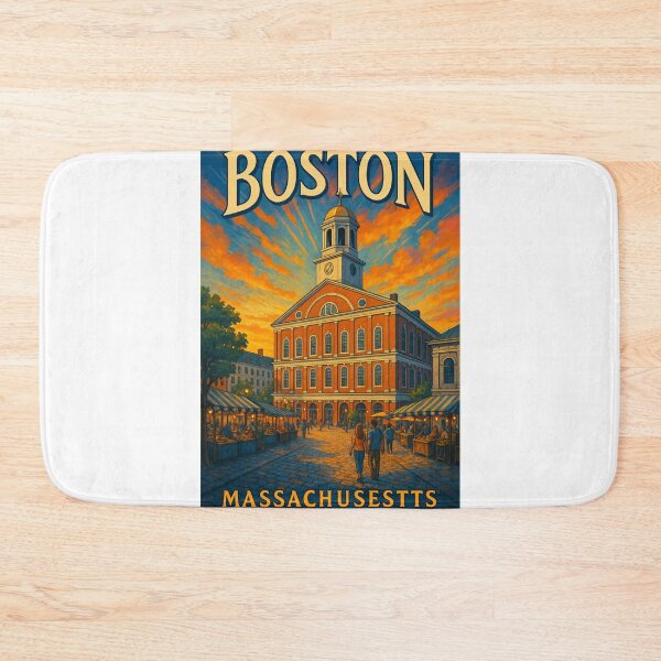 Item preview, Boston Massachusetts – Faneuil Hall at Sunset designed and sold by Aryabek.