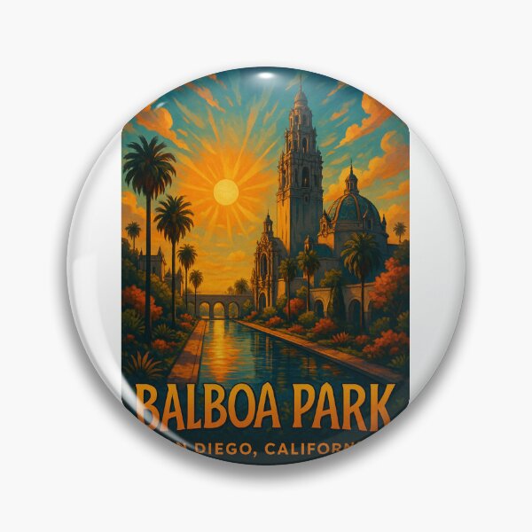 Item preview, Balboa Park San Diego – California Tower and Reflecting Pool designed and sold by Aryabek.