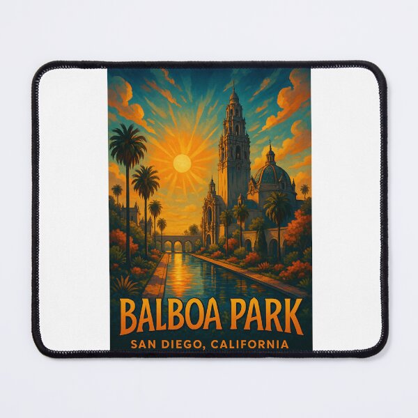 Item preview, Balboa Park San Diego – California Tower and Reflecting Pool designed and sold by Aryabek.