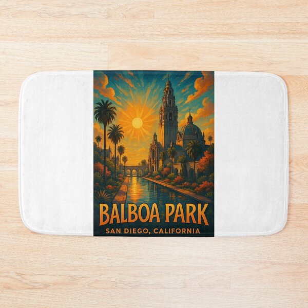 Item preview, Balboa Park San Diego – California Tower and Reflecting Pool designed and sold by Aryabek.