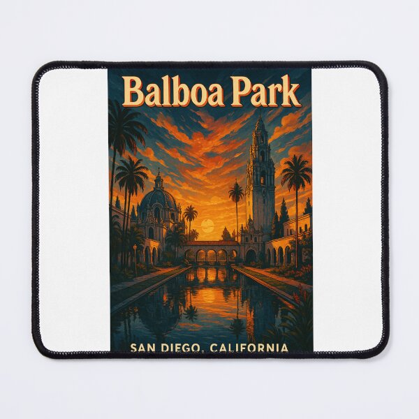 Item preview, Balboa Park San Diego – California Tower at Sunset designed and sold by Aryabek.