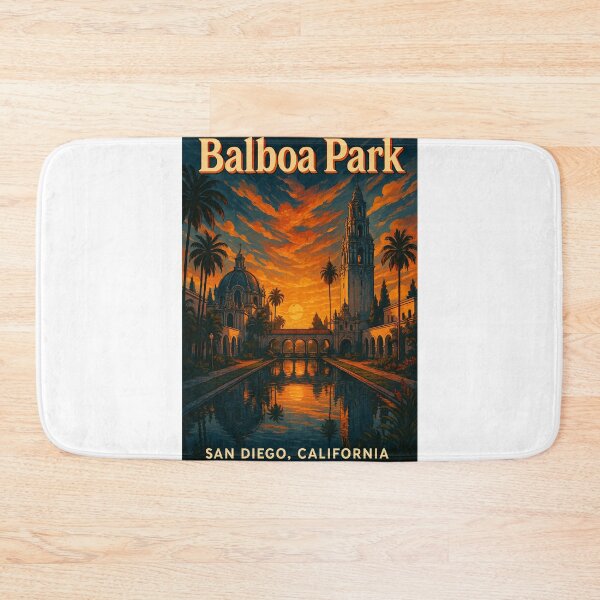 Item preview, Balboa Park San Diego – California Tower at Sunset designed and sold by Aryabek.