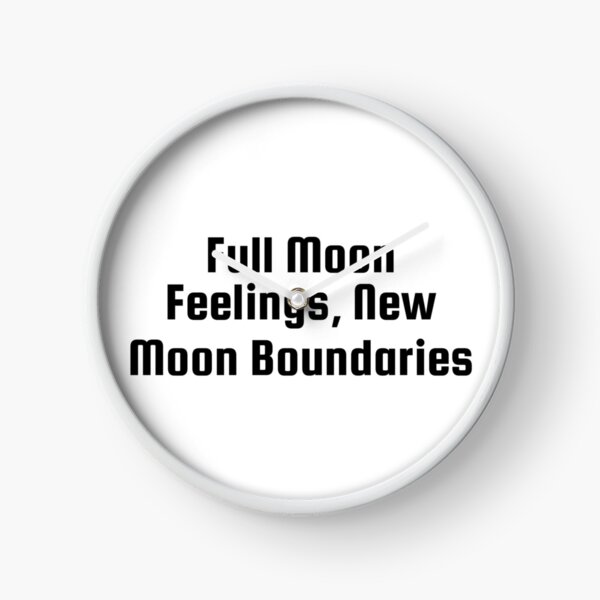 Item preview, Full Moon Feelings, New Moon Boundaries designed and sold by Ninjacatoff.
