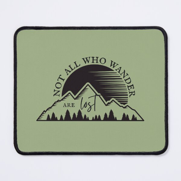 Item preview, Not All Who Wander Are Lost  designed and sold by Keeping Art Heavenly.