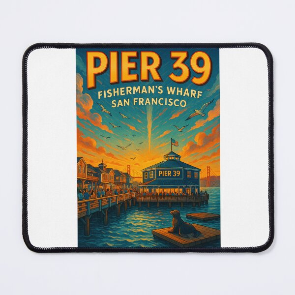 Item preview, Pier 39 San Francisco – Golden Gate Sunset and Boardwalk designed and sold by Aryabek.