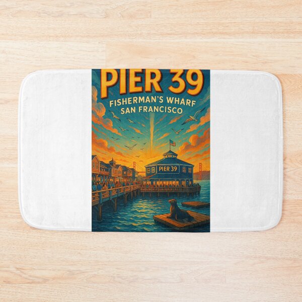 Item preview, Pier 39 San Francisco – Golden Gate Sunset and Boardwalk designed and sold by Aryabek.