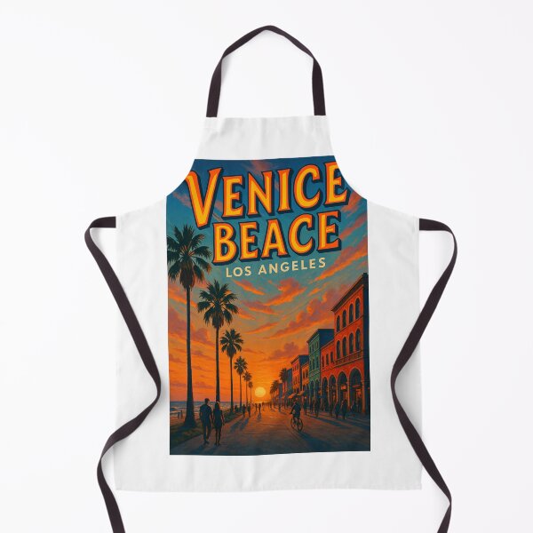 Item preview, Venice Beach Los Angeles – Sunset on Ocean Front Walk designed and sold by Aryabek.