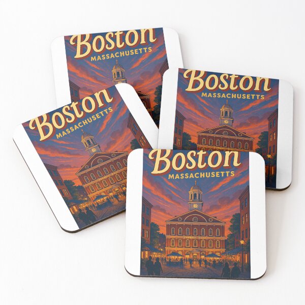 Item preview, Boston Massachusetts – Faneuil Hall at Dusk designed and sold by Aryabek.