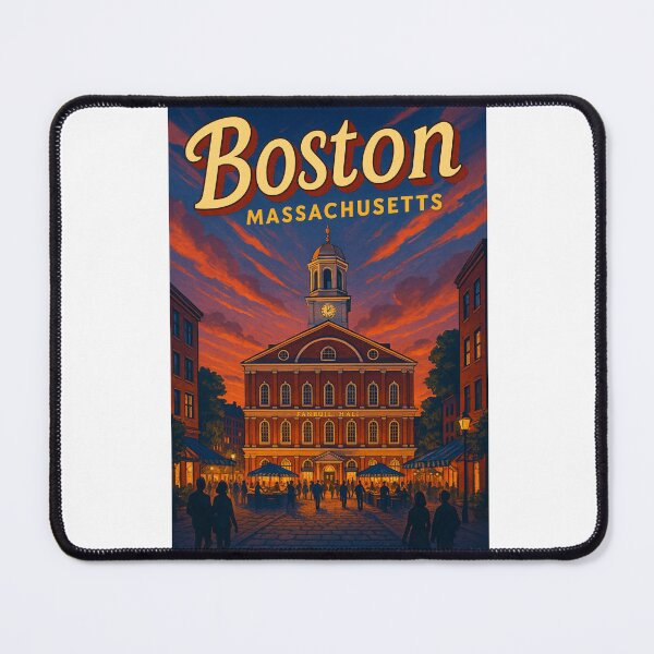 Item preview, Boston Massachusetts – Faneuil Hall at Dusk designed and sold by Aryabek.