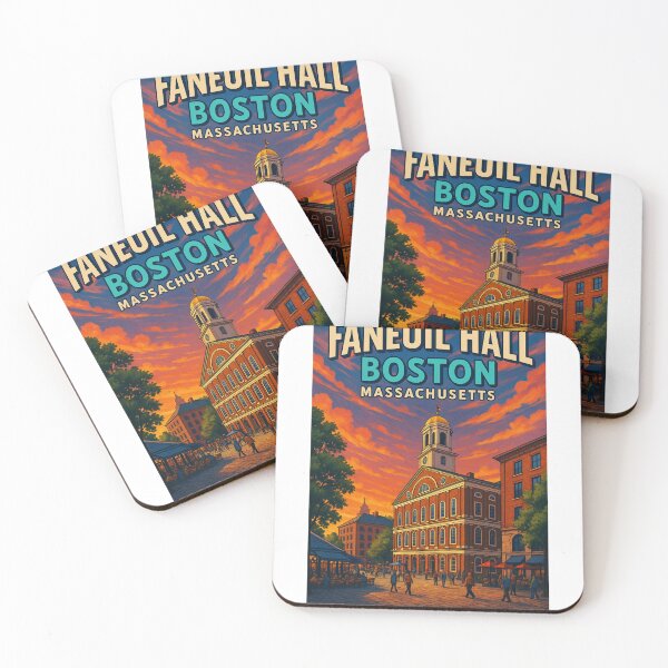 Item preview, Faneuil Hall Boston – Massachusetts Landmark at Sunset designed and sold by Aryabek.