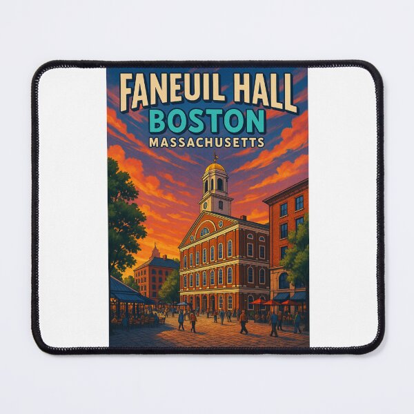 Item preview, Faneuil Hall Boston – Massachusetts Landmark at Sunset designed and sold by Aryabek.