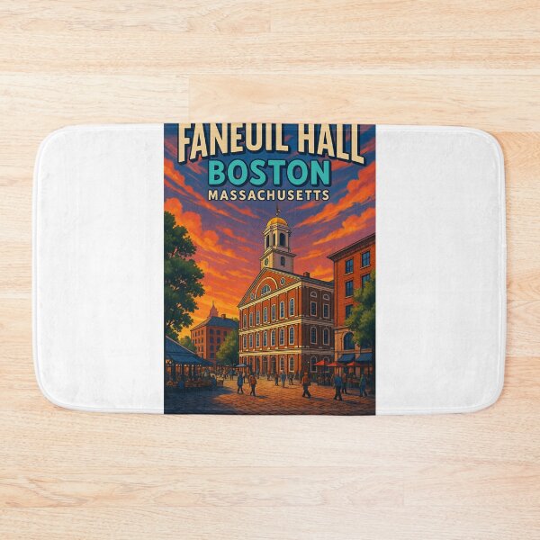 Item preview, Faneuil Hall Boston – Massachusetts Landmark at Sunset designed and sold by Aryabek.