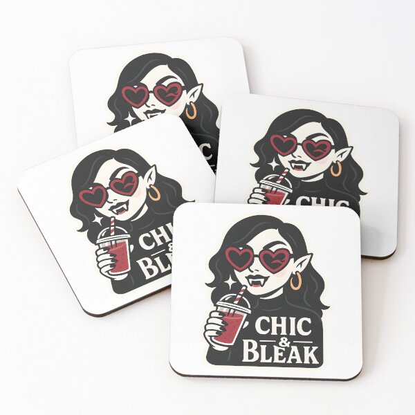 Item preview, Chic & Bleak — Goth Vampire with Heart Sunglasses designed and sold by Cheerioza.