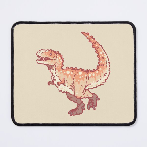 Item preview, Red Allosaurus, playful stylized dinosaur illustration designed and sold by Magnificent Lizard.