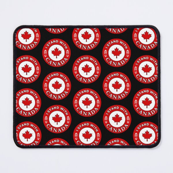 Item preview, I STAND WITH CANADA (round) designed and sold by fetch-it-studio.