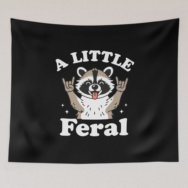 Item preview, A Little Feral Raccoon designed and sold by NQArtist.
