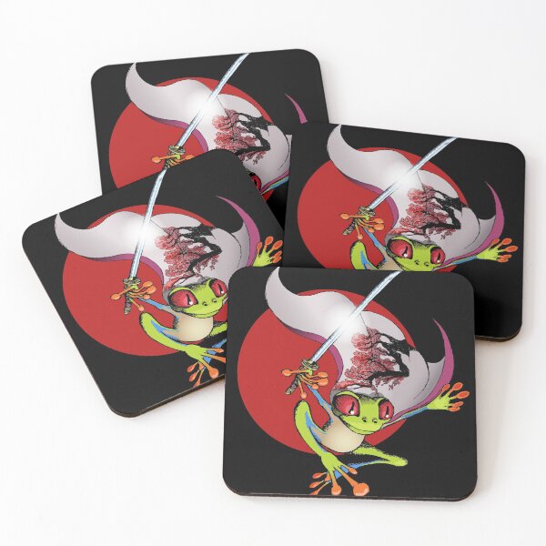 Item preview, Red-Eyed Samurai Tree Frog designed and sold by JohnZDesigns.