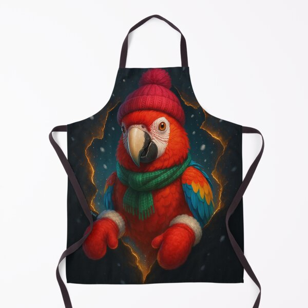 Item preview, Kerst Papegaai – Kleurrijke Wintervleugels designed and sold by Zouky.art.
