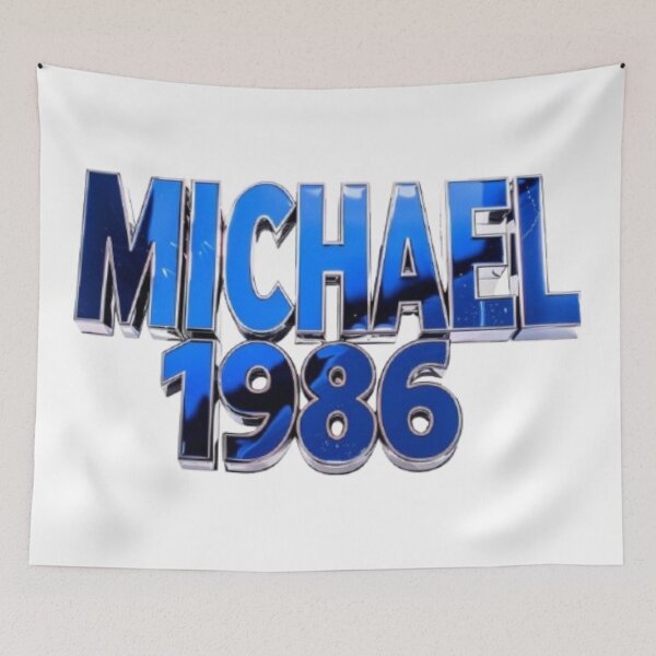 Item preview, Michael 1986 Retro Classic Birthday designed and sold by AlexLineArt.