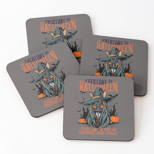 Item preview, Every Day Is Halloween – Pumpkin Hex Cat designed and sold by Amoutique.