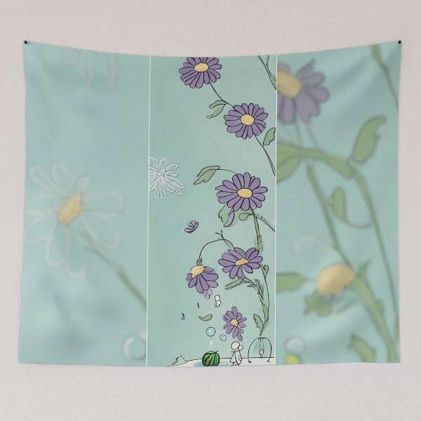 Item preview, Whimsy Purple Daisies designed and sold by LucianNight.