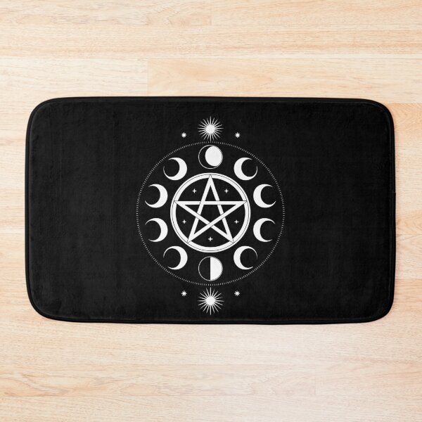 Item preview, Moon Phases Pentacle – Occult and Wiccan Symbol Design designed and sold by DeesDeesigns.