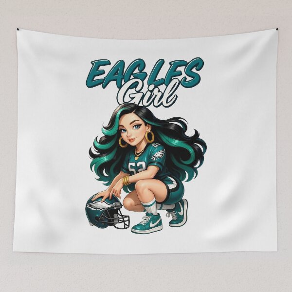 Item preview, Eagles Girl Bird gang football design Vintage designed and sold by NOELMEDINA.