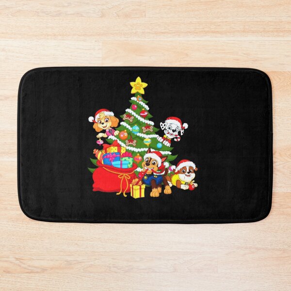 Item preview, Christmas Tree Cute Dogs Police Team Cartoon Xmas Design designed and sold by NOELMAURICIO.