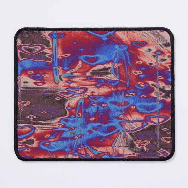 Item preview, Abstract Glitch Hearts - Red and Blue Vaporwave Digital Design designed and sold by graziam2.