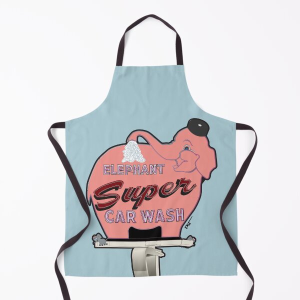 Item preview, Elephant Super Car Wash designed and sold by PatArtByKevin.