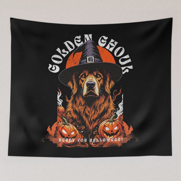 Item preview, Golden Ghoul – Pumpkin King Hound designed and sold by Amoutique.