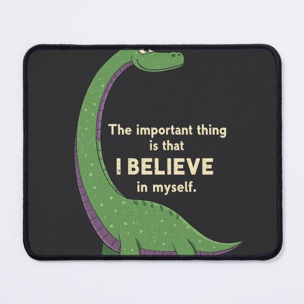 Item preview, Self-Believing Dinosaur Encouragement Illustration designed and sold by Yuan Wen.