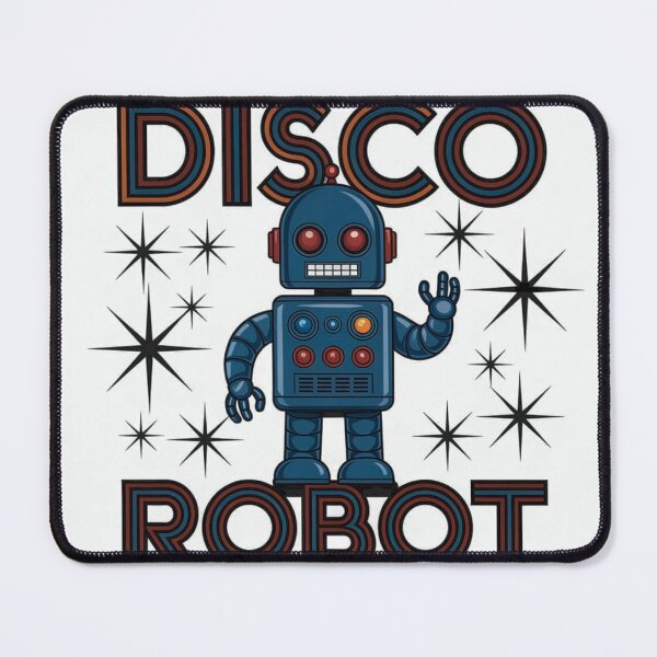 Item preview, Retro Disco Dancing Robot with Starburst Graphics designed and sold by T-Shirt Wizards.