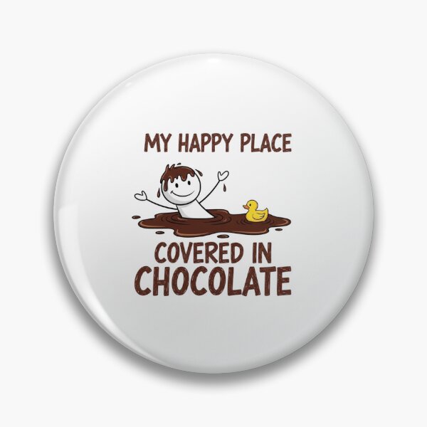 Item preview, National Chocolate Day Oct 28 - My Happy Place Covered in Chocolate T-Shirt - Perfect Gift for Chocoholics` designed and sold by Clothesbest.