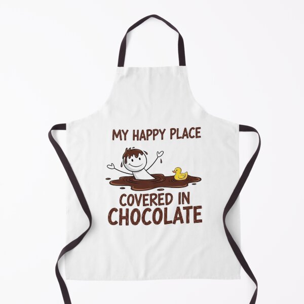 Item preview, National Chocolate Day Oct 28 - My Happy Place Covered in Chocolate T-Shirt - Perfect Gift for Chocoholics` designed and sold by Clothesbest.