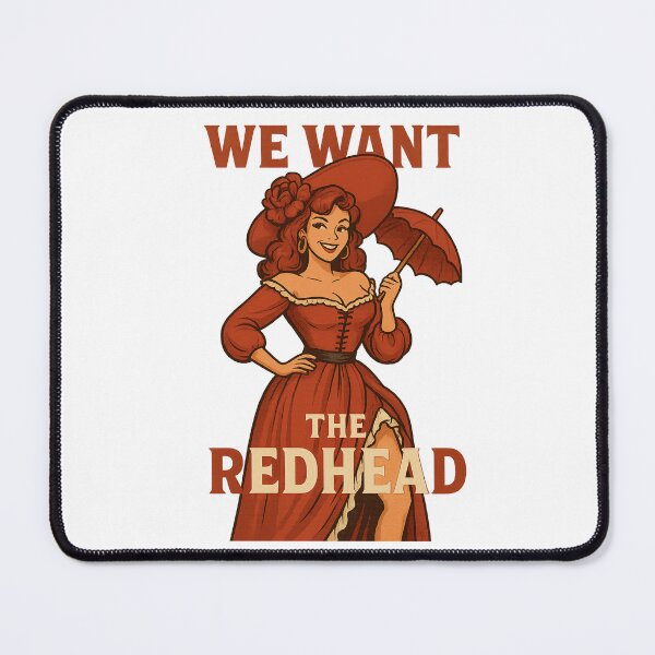 Item preview, We Want the Redhead – Vintage Pirate-Inspired Redhead Design designed and sold by Zippitydodads.
