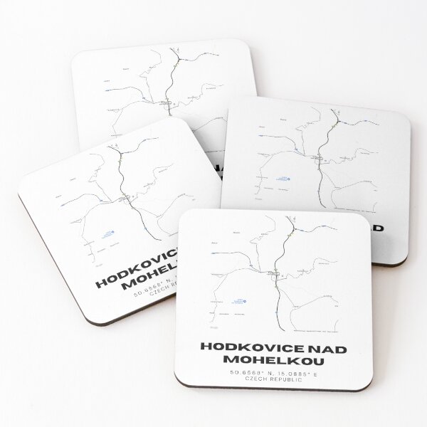 Item preview, Hodkovice nad Mohelkou Minimalist Map – Czech Travel Art designed and sold by RM-Journey.