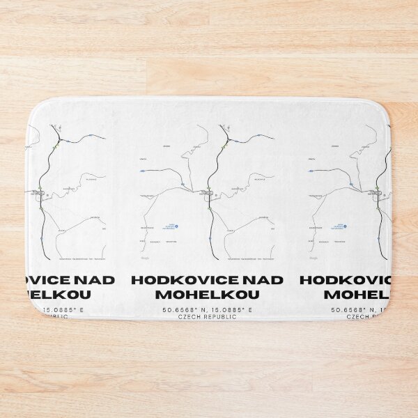 Item preview, Hodkovice nad Mohelkou Minimalist Map – Czech Travel Art designed and sold by RM-Journey.