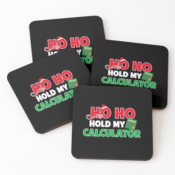 Item preview, Ho Ho Hold My Calculator – Funny Christmas Accountant Design designed and sold by JoRealm.
