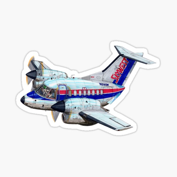 Embraer EMB-120 Brasilia Sticker