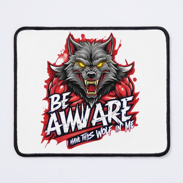 Item preview, Ferocious Werewolf Warning - Primal Power Design designed and sold by SalahuTheBoss.