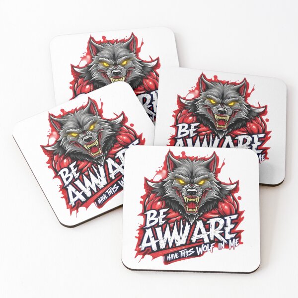 Item preview, Ferocious Werewolf Warning - Primal Power Design designed and sold by SalahuTheBoss.