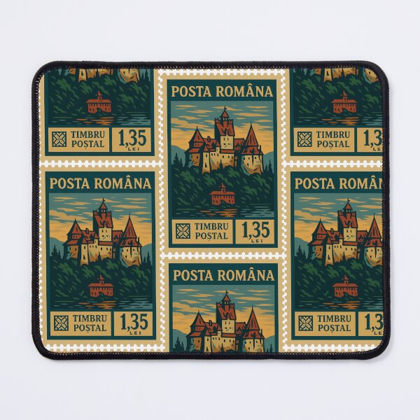 Item preview, Vintage Romanian Postage Stamp – Bran Castle designed and sold by Travellerz.