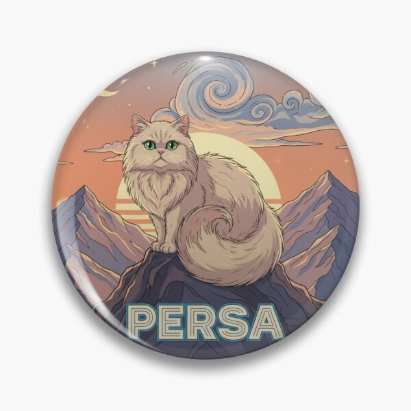 Item preview, Diseño de razas de gatos persa lindos de anime retro designed and sold by ANIMEX00.