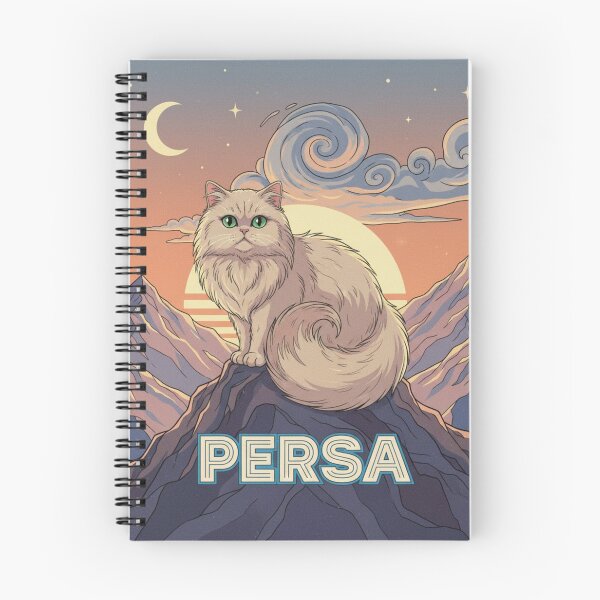 Item preview, Diseño de razas de gatos persa lindos de anime retro designed and sold by ANIMEX00.