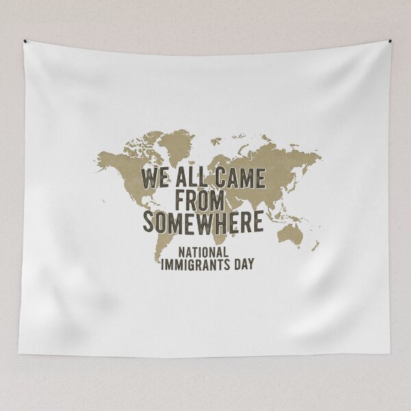 Item preview, National Immigrants Day | We All Came From Somewhere Shirt | Celebrate Diversity & Heritage | October 28 Immigration Tee designed and sold by Clothesbest.